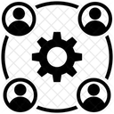 Personen Netzwerk  Symbol
