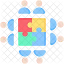 Personen Netzwerk  Symbol