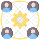 Personen Netzwerk  Symbol