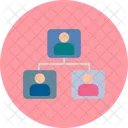 Personen Netzwerk  Symbol