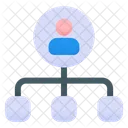 Personenserver Server Datenbank Symbol