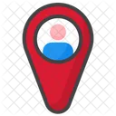 Personen Standort  Symbol