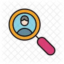 Personen suchen  Symbol