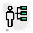 Personenhierarchie Benutzerhierarchie Personennetzwerk Symbol