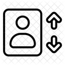 Personenbereich sortieren  Symbol