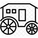 Passagier Wagen Manuell Symbol