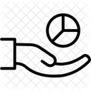 Personliche Statistiken Kreisdiagramm Bericht Symbol