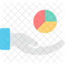 Personliche Statistiken Kreisdiagramm Bericht Symbol