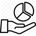 Personliche Statistiken Grafik Hand Symbol
