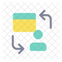 Bankwesen Personlich Transaktion Symbol