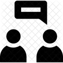 Personliches Gesprach Chatten Plaudern Symbol