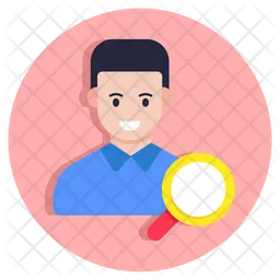 Personne de recherche  Icône