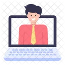 Personne en ligne  Icône