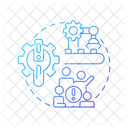System Support System Infrastructure Technical Support Icon