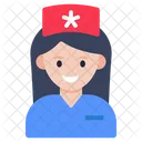 Personnel Medical Infirmiere Assistant Medical Icône