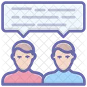 Persons Communication Conversation Discussion Icon