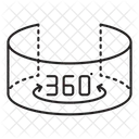 Perspective Rotation Vision Icon