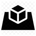Perspektive Modell Flugzeug Symbol