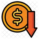 Perte financière  Icône