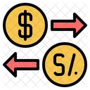 Usa Peru Currency Icon
