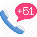 Peru Dial Code  Icon