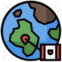 Peru Location Earth Location Globe Location Icon