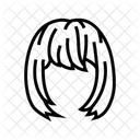 Cosplay-Perücke  Symbol