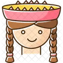 Peruvian girl  Icon