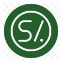 Peruvian Sol Money Currency Icon