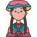Peruvian Woman  Icon