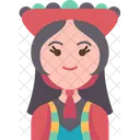 Peruvian Woman  Icon