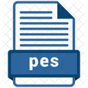 Pes Arquivo Formato Ícone