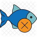 Pesca Ilegal Pesca Prohibida Pesca Vetada Icono