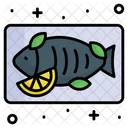 Pescado al vapor  Icono