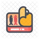 Pescado enlatado  Icono