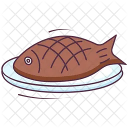 Pescado frito  Icon