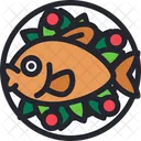 Pescado marisco  Icono