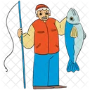 Pescador  Ícone