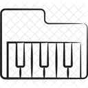 Paino Musica Instrumento Ícone