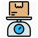 Peso Bascula Caja Icono
