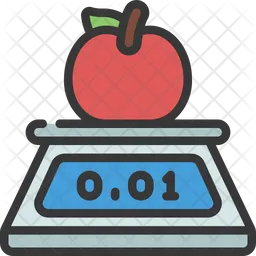Peso de la manzana  Icono