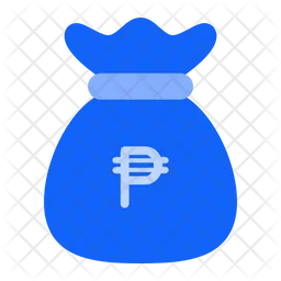 Peso money bag  Icon