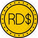 Peso De Republica Dominicana Moneda Dinero Icono