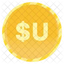 Peso Uruguayo Coin  Icon