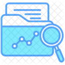 Pesquisa Grafico Analise Ícone