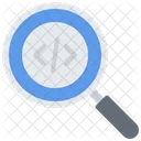 Pesquisa Lupa Codigo Icon