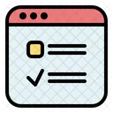 Pesquisa Lista De Verificacao Feedback Icon