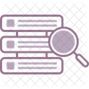 Pesquisa De Banco De Dados Banco De Dados Pesquisa Ícone