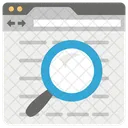 Pesquisa Monitoramento De Dados Pesquisa De Conteudo Ícone