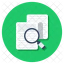 Pesquisa De Conteudo Pesquisa De Documentos Analise De Documentos Ícone